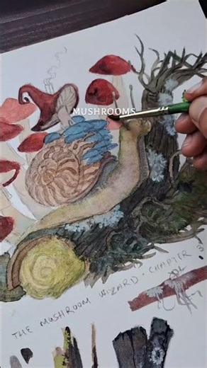 What do you draw in your sketchbooks all the time? 🍄🌿🪶