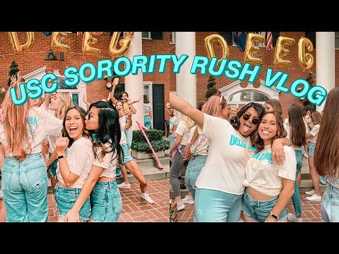 Sorority Rush Outfits & Vlog 2020 | University of Southern California