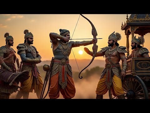 Arjuna vs Karna – The Epic Duel of Kurukshetra | Mahabharata Story#Mahabharata #Arjuna #Karna #Krish