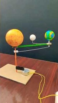 🌍 Amazing Solar System Working Model 🚀 | DIY Science Project for School 😱