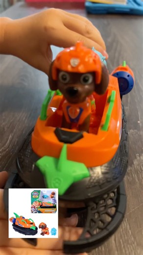 Paw Patrol Dino Movie Zuma Dino rescue hovercraft
