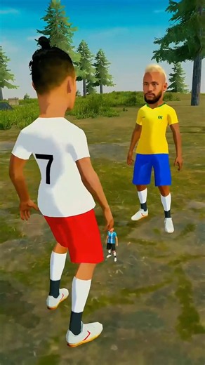 Ronaldo will catch little messi 😱!3D animation