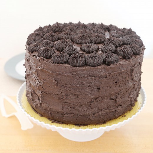 Easy Moist Chocolate Cake Recipe (Not Too Sweet) - Today's Delight