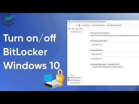 PassFab Tips | BitLocker Drive Encryption Windows 10/11-How to Enable BitLocker or Remove BitLocker