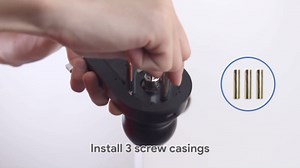 Keyless Entry Door Lock with Handle - Smart Door Lock with Fingerprint and Electronic Code Entry, Auto Locking Deadbolt