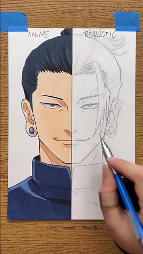 "🔥 Zoro in Real Life?! | Half Anime Half Real Art Transformation | One Piece Speedpaint"#shorts