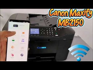 Canon Maxify MB2150: How to Connect to Wi-Fi, Align Print Head & Print from Phone