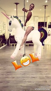 2.2M views · 7K reactions | This has to be the most amazing thing we have see on the internet this month! Damian Kutryb is everything we need today! Unicorn workshops anyone? LOL!! #UnitedByPole | United Pole Artists | Facebook