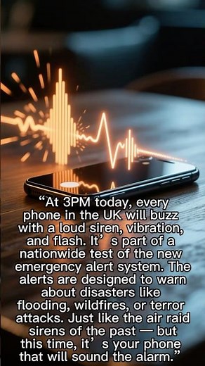 UK Phones Buzzed Like an Air Raid Siren 🚨
