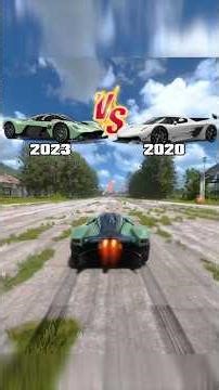 ASTON MARTIN VALKYRIE VS KOENIGSEGG JESKO #shorts