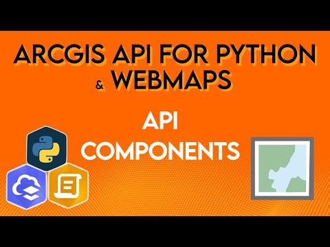 ArcGIS API for Python Components used throughout the Automate ArcGIS Online WebMap Workflows course