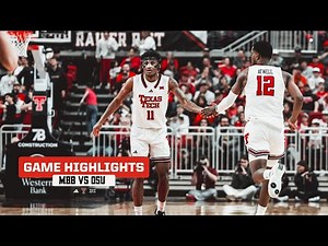 Texas Tech Men's Basketball vs. OSU: Highlights (W 102-80) | January 3, 2026
