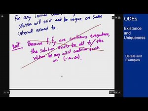 Differential Equations - Existence and Uniqueness - Non-Linear Example
