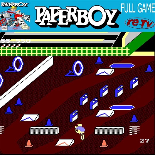 20K views · 264 reactions | Paperboy Step back in time to the 80's with the classic arcade game Paperboy. Relive the nostalgia of delivering newspapers in this beloved Nintendo video game. #videogames #arcade #nintendo #nostalgia #classicgaming | Retro-Entertainment TV | Facebook