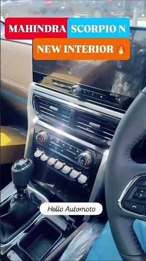 2026 Mahindra Scorpio N Facelift Interior Revealed 🔥 New Dashboard, Features & First Look #mahindra