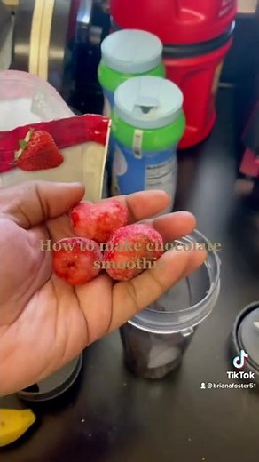 How to make chocolate smoothie