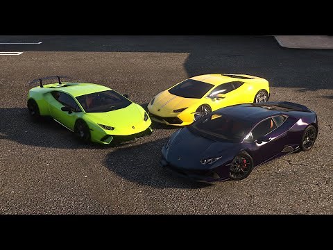 GTA 5: Lamborghini 5.2 V10 Engine Sound