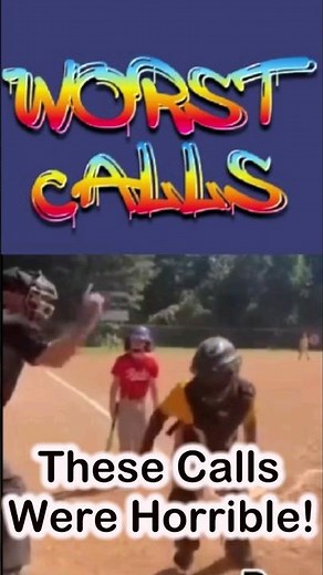 These calls were HORRIBLE Worst Calls Ever#shorts#umpires#baseball