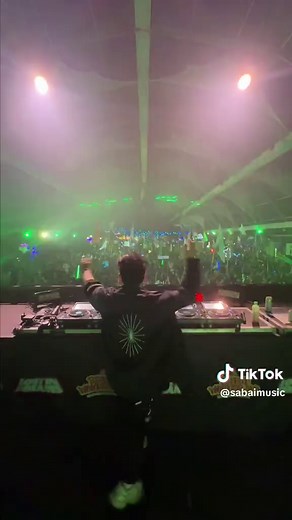 Electrifying EDM Music Mix at a Rave Party