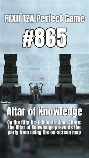 FFXII Perfect Game 865 | Altar of Knowledge #Shorts #FinalFantasy #Gaming #RetroGaming