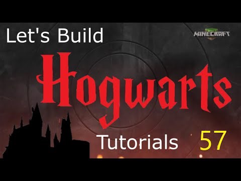 Lets Build Hogwarts in Minecraft Tutorials Part 57. Hospital Wing Part 2