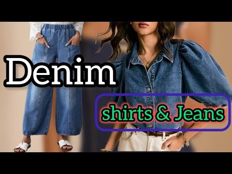 Denim Shirt & Jeans Outfit Ideas for Women 2026 👖🔥 | Trendy Denim Fashion Looks