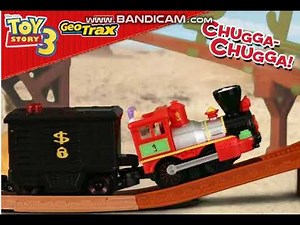 Fisher Price Toy Story 3 Geotrax Exploding Bridge Set Demo (2010)