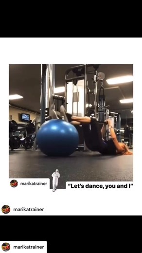Marika on Instagram: "Cable Resisted Hammie Rolls Watch “fail” 1st.... Fail to succeed! “Let’s dance” you + I... #cable (light to start) adds a crazy pull to #core as you try to #stabilize #trainer #workout #resistance #marikatrainer #fitover60 #fitgrandma #murderbymarika #failtosucceed Or, recreate this at home with a band! Calling on my fitness peeps!"