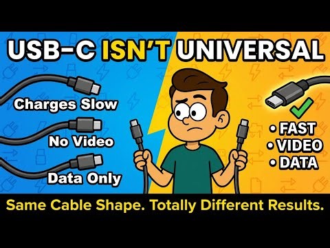 The USB-C Scam: Why Your Cable Sucks