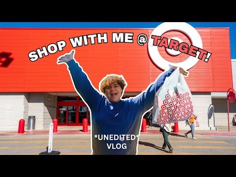 unedited target vlog!!!!
