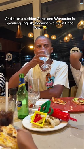 Paar Uur in Kaapstad: Engels Praten bij de Restaurant