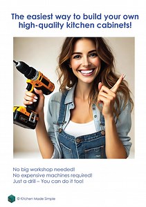 DIY Kitchen Cabinet Plans – Base Cabinet With 1 Door, US (18"x34.5"x24") – Easy Assembly Guide, Digital Download - Etsy Canada