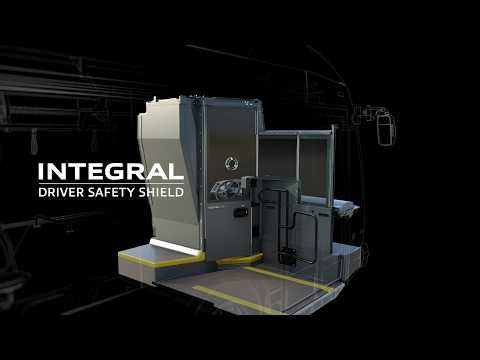 Nova Bus Driver Safety Shield Standard & Integral