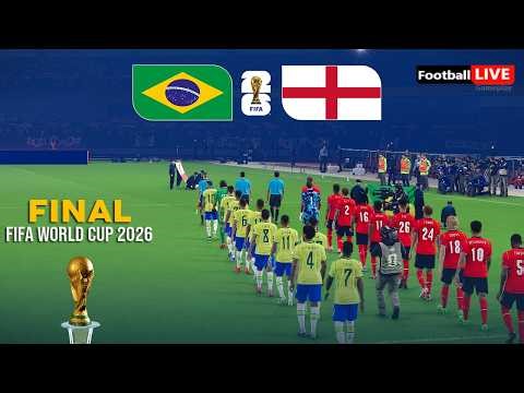 BRAZIL vs ENGLAND - Final FIFA World Cup 2026 | Full Match All Goals | Simulation PES