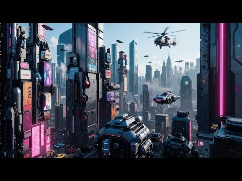 Cyberpunk City Ambience – Futuristic Synthwave & Dark Techno Music