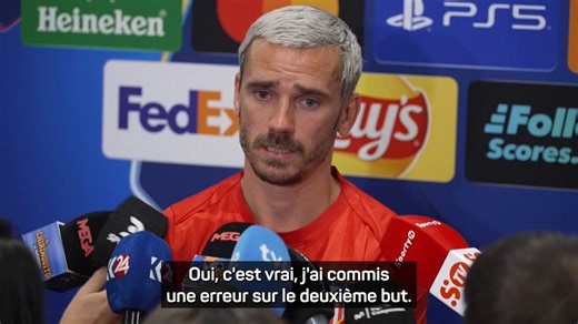 🎙️ Antoine Griezmann : « Je voulais me racheter. » 👊Coupable sur le 2e but du Barça puis décisif sur le but de Lookman, Antoine Griezmann raconte comment il a transformé sa frustration en passe décisive pour envoyer l'Atlético en demi-finale de la Ligue des Champions. 💪#AtletiBarça #UCL