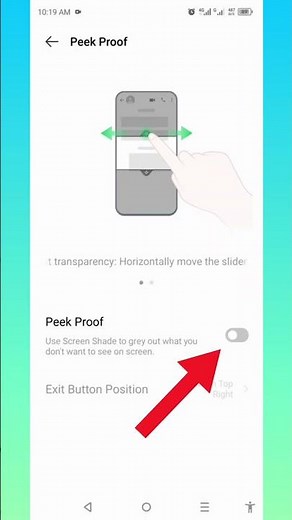 Enable Peek Proof on Infinix Mobiles| Peek Mode #infinix