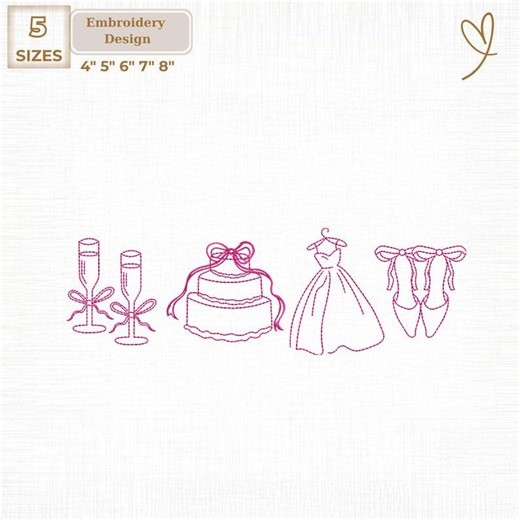Bride Era Embroidery File, Personalized Wifey (digital Download) - Etsy