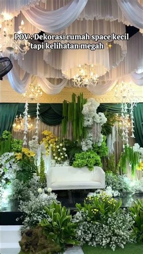 EP 320 Dekorasi rumah sepec kecil keliatan megah #dekorasicilengsi #wedding #dekorasicilegon #