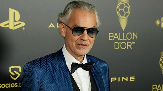 Iconic Italian tenor Andrea Bocelli performing in Dallas on 2023 tour