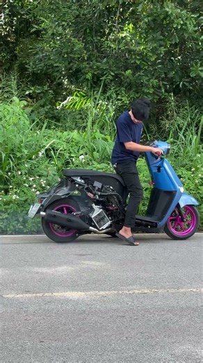 Funny burnout scooter #ctto