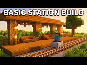 How to Make a Train Station That Looks AMAZING in Minecraft