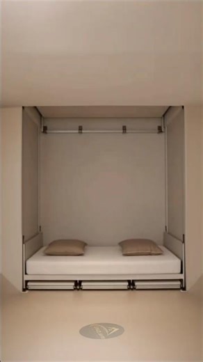 The ULTIMATE Space Saver! 🤯 The Bumblebee Ceiling Bed is Genius ✨ #shorts #future