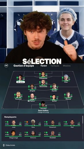 HIS FIRST SELECTION IN MANAGER CAREER ON FC26!