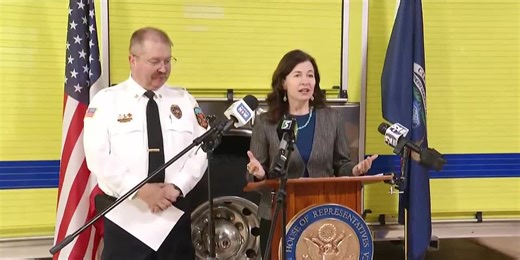 Full press conference on federal funding for the Bridgeport Fire Department
