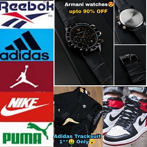 15 reactions | Shoe hub Branded Shoes First Copy Top Quality Guaranteed  | Nike,adidas Tracksuit Armani watches Sale螺 up to 90% off. Book your order now. #top #Branded #firstcopy #copy #trending #adidastracksuit #emporioarmani #watches | Shoe Hub | Facebook