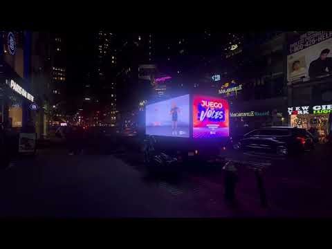 LED Advertising Trucks in New York City NY | Mobile Billboards on the Move