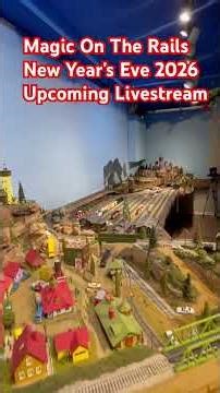 Magic On The Rails #train #live #modeltrains #livestream #newyear #livetrains #cab-control #ooscale