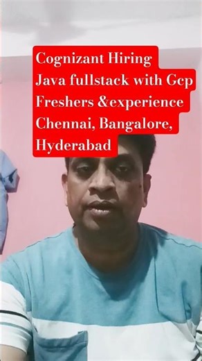 Cognizant Hiring Java Full Stack Engineers 2025! Apply Now 🚀