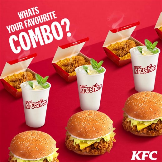 From delicious burger combos and spicy rice to refreshing crushers, which do you crave the most? #KFC #KFCSL #LetsKFC | KFC Sri Lanka